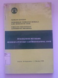 Image of Penanganan Mutakhir Beberapa Penyakit Gastrointestinal Anak