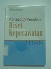 Image of Konsep & Penulisan Riset Keperawatan