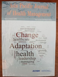 Image of Asia Pacific Journal Of Health Management