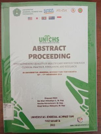 Image of Abstract Proceeding The 1 st Unjaya International Conference Of Health Sciences ( Unichs )