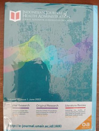 Image of Indonesian Journal Of Health Administration