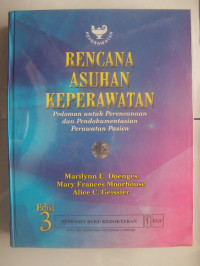 Image of Rencana Asuhan Keperawatan : Pedoman Untuk Perencanaan dan Pendokumentasian Perawatan Pasien