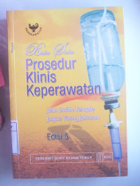 Image of Buku Saku Prosedur Klinis Keperawatan