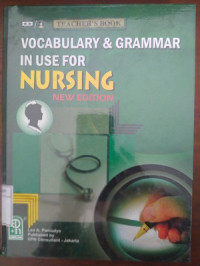 Image of Teacher's Book : Vocabulary & Grammar In Use For Nursing