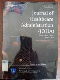 Image of Journal of Healthcare Administration ( JOHA )