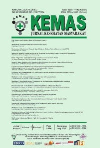 Image of KEMAS : Jurnal Kesehatan Masyarakat