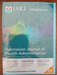 Image of JAKI : Indonesian Journal Of Health Administration